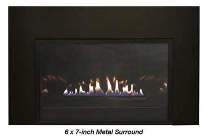Empire Gas Fireplace Insert 29" Vent-Free Barrier Black LC29VBFB