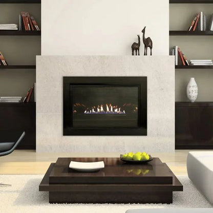 Empire Gas Fireplace Insert 32" Loft Vent-Free Barrier Black LC32VBFB