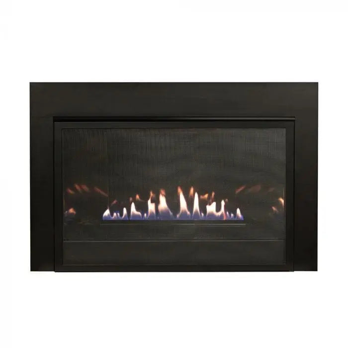 Empire Gas Fireplace Insert 32" Loft Vent-Free Barrier Black LC32VBFB