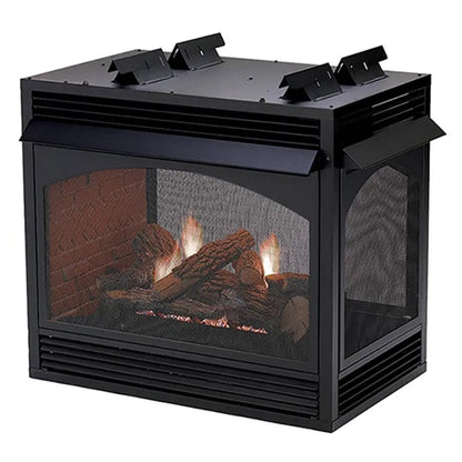 Empire Vail Premium Peninsula 36" Vent-Free Gas Fireplace | VFP36PP32E