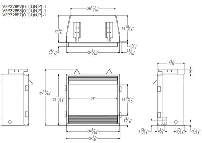 Empire Vail Premium 32" Vent-Free Gas Fireplace | VFPA32BP
