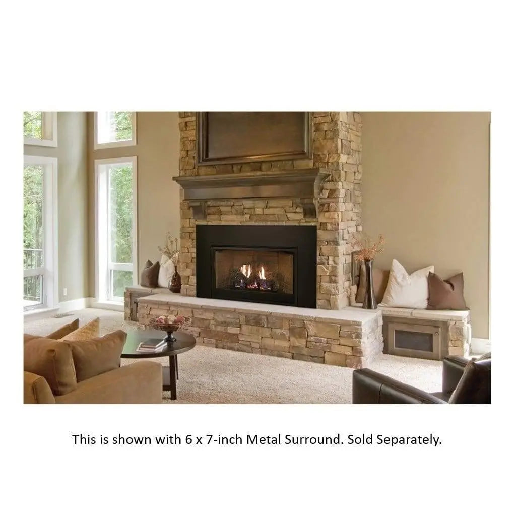Empire Gas Fireplace Insert 29" Franklin Vent-Free Logs & Brick Liner ECSFPI29