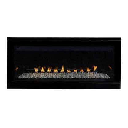 Superior Gas Fireplace 45-Inch VRL3045 Linear Electronic Ignition Vent-Free Remote Crushed Glass Media