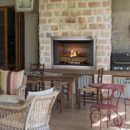 Majestic Vesper Outdoor 36" Gas Fireplace | 40,000 BTU | Ventless Design | VOFB36-T