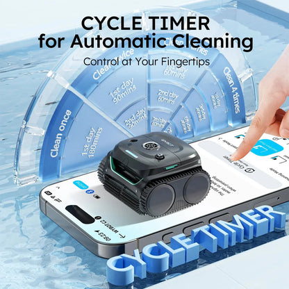WYBOT C2 Cordless Robotic Pool Cleaner – Floor, Walls & Waterline