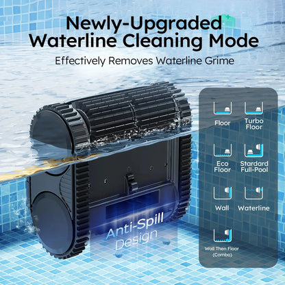 WYBOT C2 Cordless Robotic Pool Cleaner – Floor, Walls & Waterline
