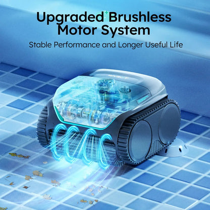 WYBOT C2 Cordless Robotic Pool Cleaner – Floor, Walls & Waterline