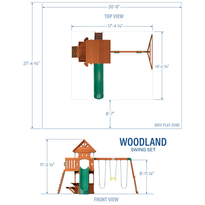 Woodland Swing Set