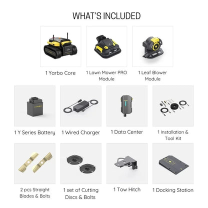 Yarbo Mower Pro+Blower Combo - 2-Module Autonomous System