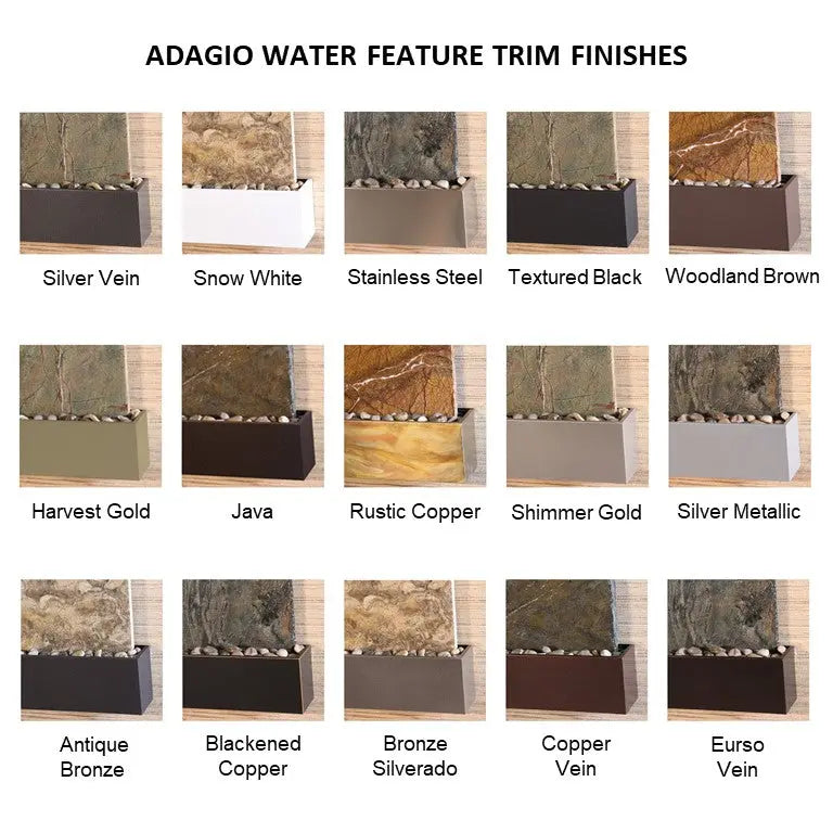 Adagio Inspiration Falls Indoor Wall-Mounted Water Fountain (AWF-IFS3740)