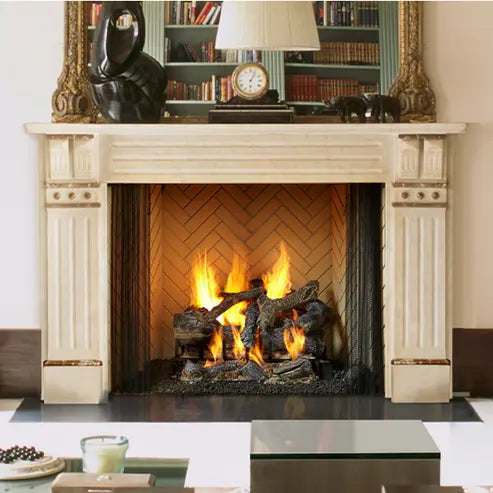 Majestic Ashland 50" Wood Burning Fireplace | Flush Hearth | Traditional Style