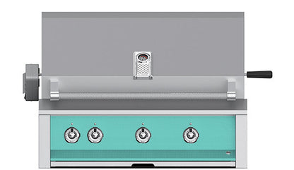 Aspire By Hestan 36" Outdoor Built-In Grill with 2 U-Burner, 1 Sear Burner &  Rotisserie - EMBR36