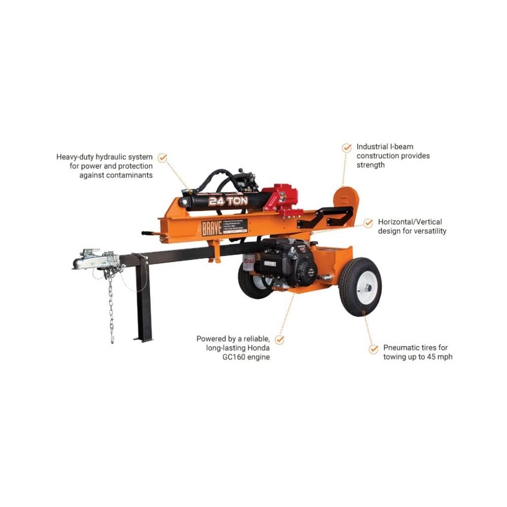 Brave 24 Ton Log Splitter