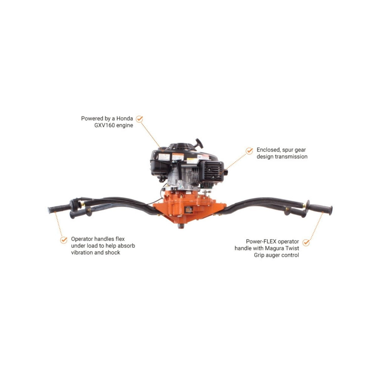 Brave Two Man Auger 1 3/8 In. Hex