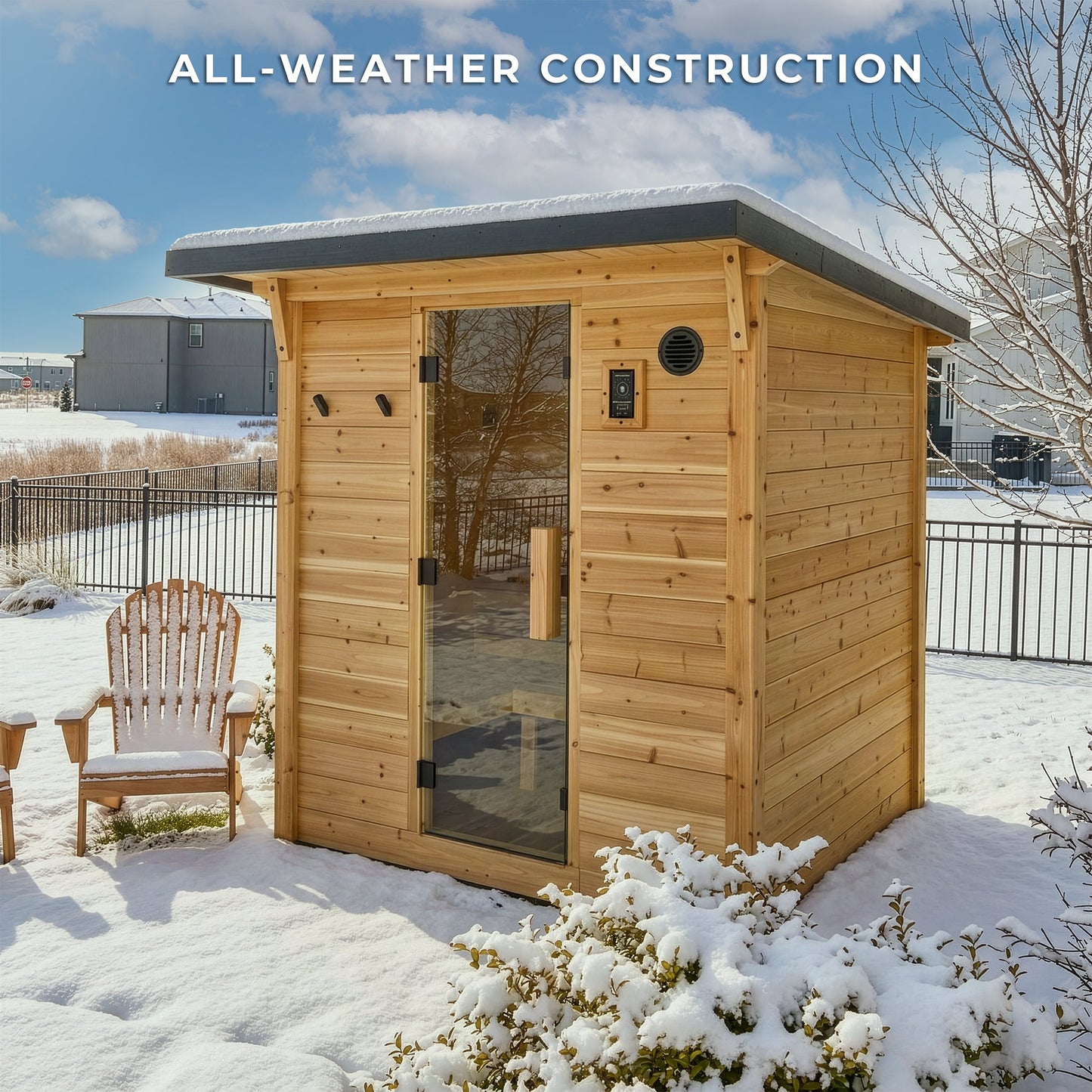 Henley Outdoor Cabin Sauna – 4-6 Person