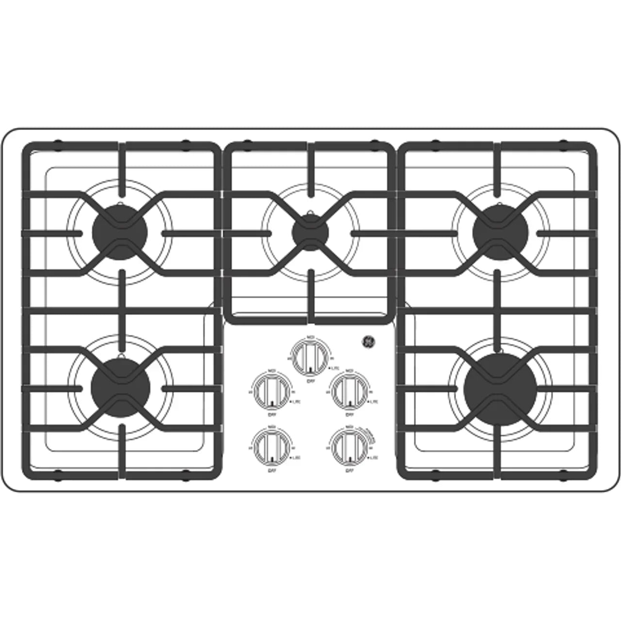 GE 36″ Built-In Gas Cooktop JGP3036SLSS