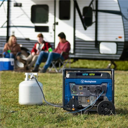 Westinghouse WGen5300DFcv – 5300 Watt Dual-Fuel Portable Generator w/ RV Outlet & CO Sensor (49-State)