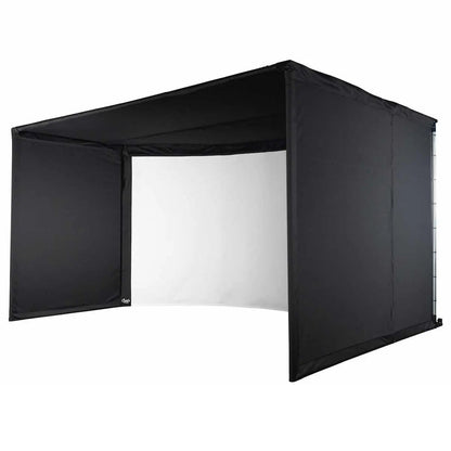 Carl's Place CURVED Golf Simulator Enclosure Kit with Premium Impact Screen 9'H × 14'W × 8'D | Model: cge-9x14x8