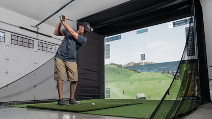Carl's Place DIY Golf Simulator Enclosure Kit with Premium Impact Screen 9x12 | Model: gekc2-pm-9x12x5