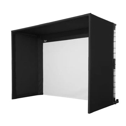Carl's Place PRO Golf Simulator Enclosure Kit with Premium Impact Screen 8.5'H × 14.5'W × 5'D | Model: pgec2-pm-8-5x14-5x5
