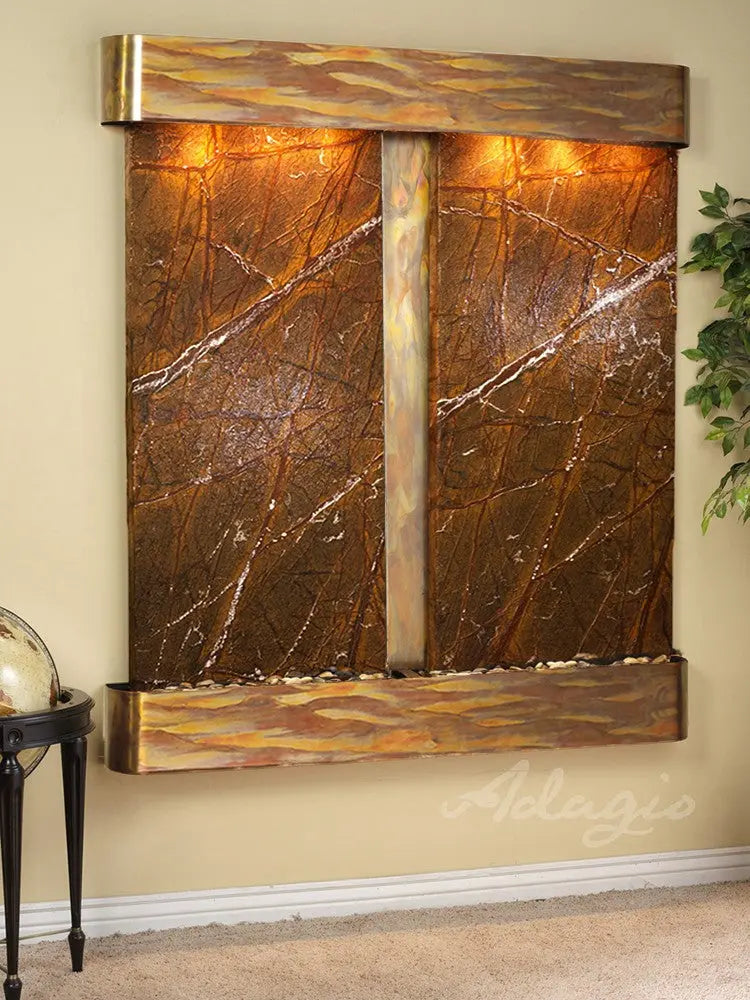 Adagio Cottonwood Falls Indoor Wall-Mounted Water Fountain (AWF-CFR1002)