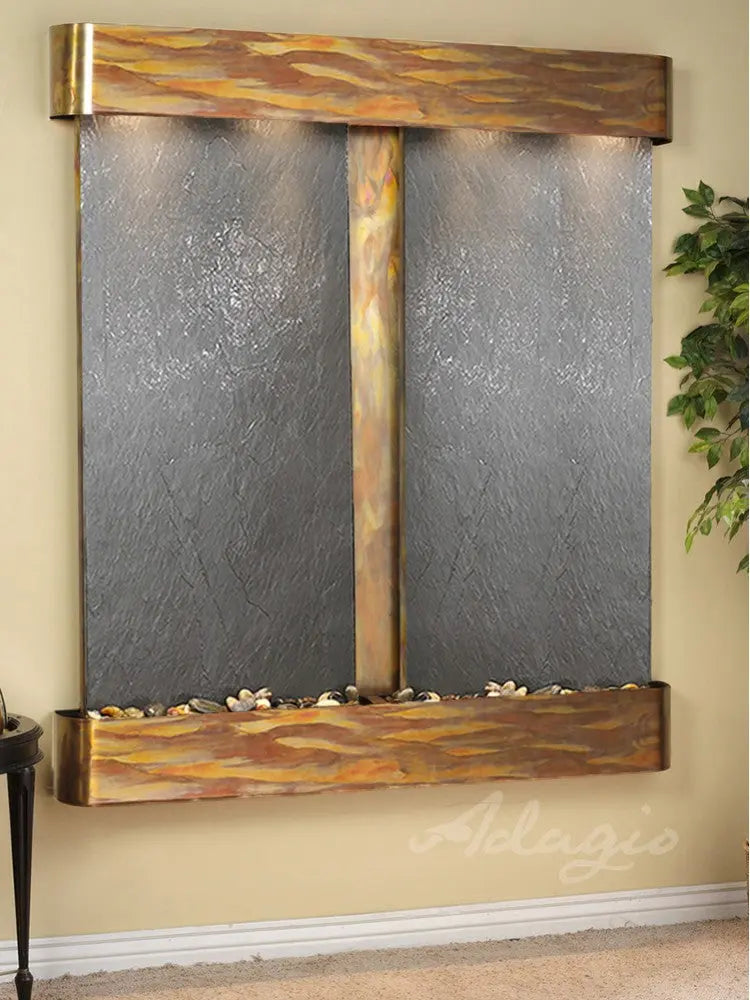 Adagio Cottonwood Falls Indoor Wall-Mounted Water Fountain (AWF-CFR1002)
