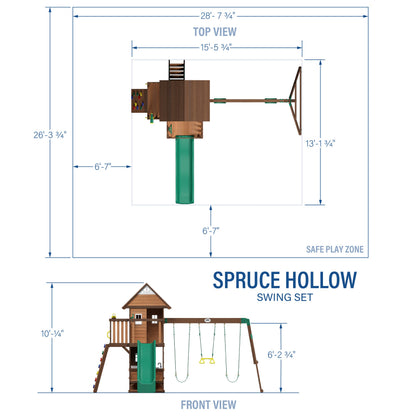 Spruce Hollow Swing Set