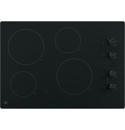 GE 30″ Built-In Knob Control Electric Cooktop JP3030DWBB