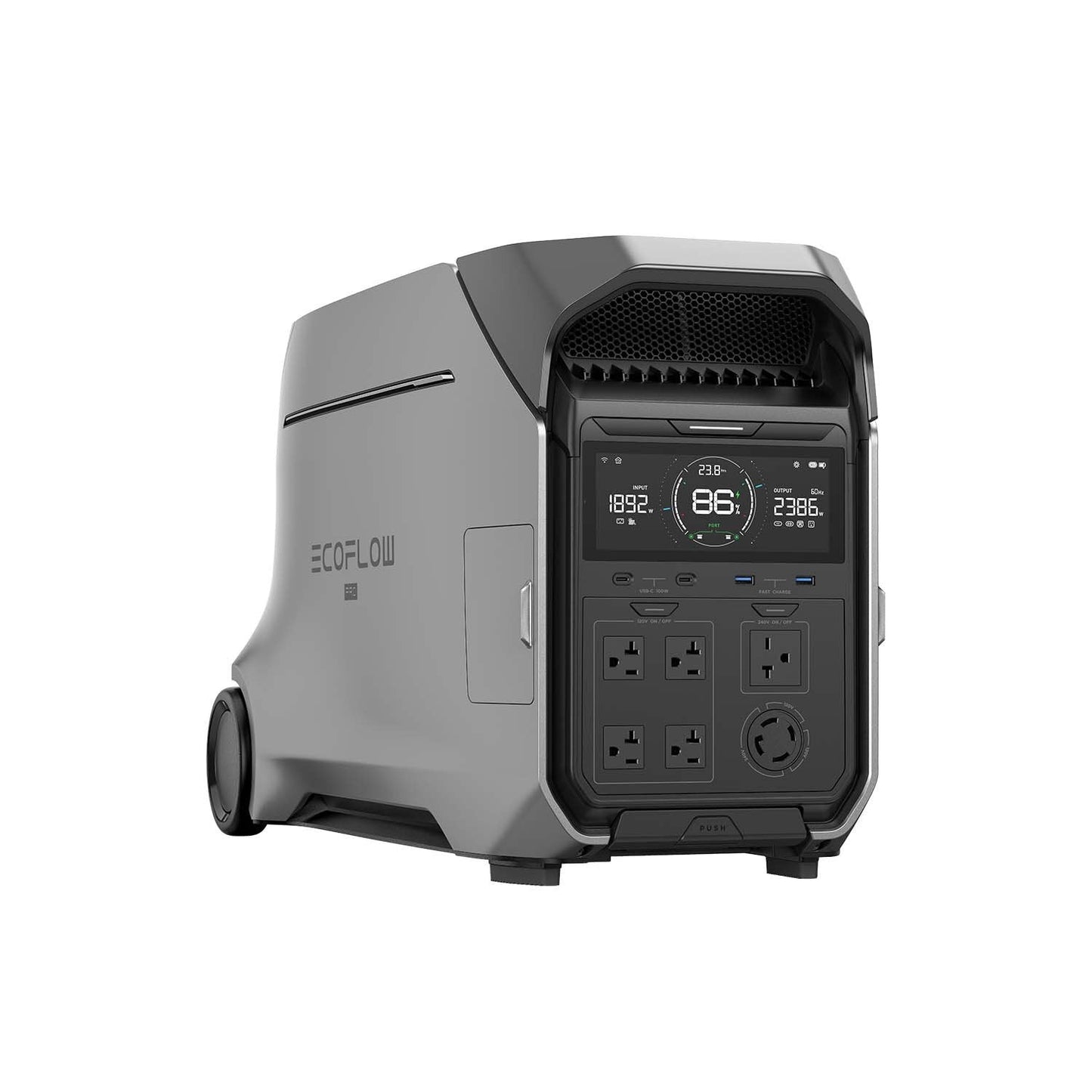 EcoFlow DELTA Pro 3 Portable Power Station | 4096Wh | 4000W | 2600W Solar Input