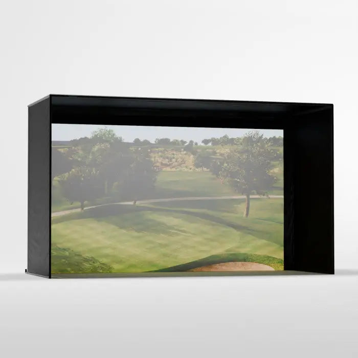 Carl's Place DIY Golf Simulator Enclosure Kit with Standard Impact Screen 7.7x13 | Model: gekc2-is-7-7x13x5