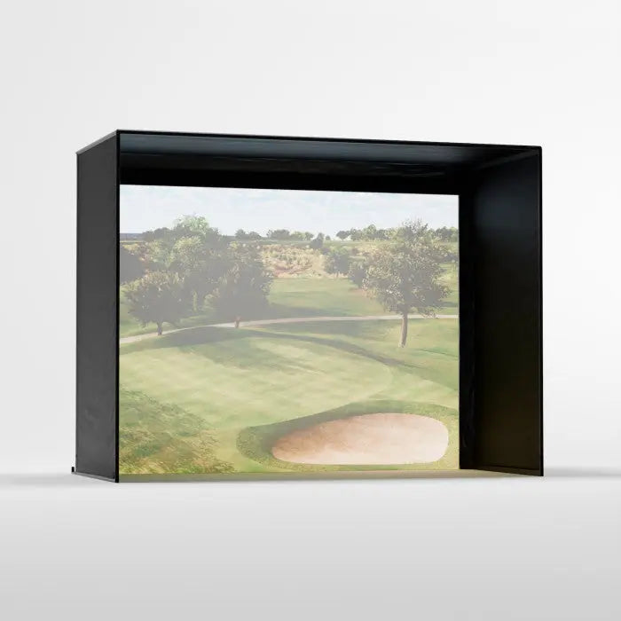 Carl's Place DIY Golf Simulator Enclosure Kit with Preferred Impact Screen 8.5x11.5 | Model: gekc2-pd-8-5x11-5x5