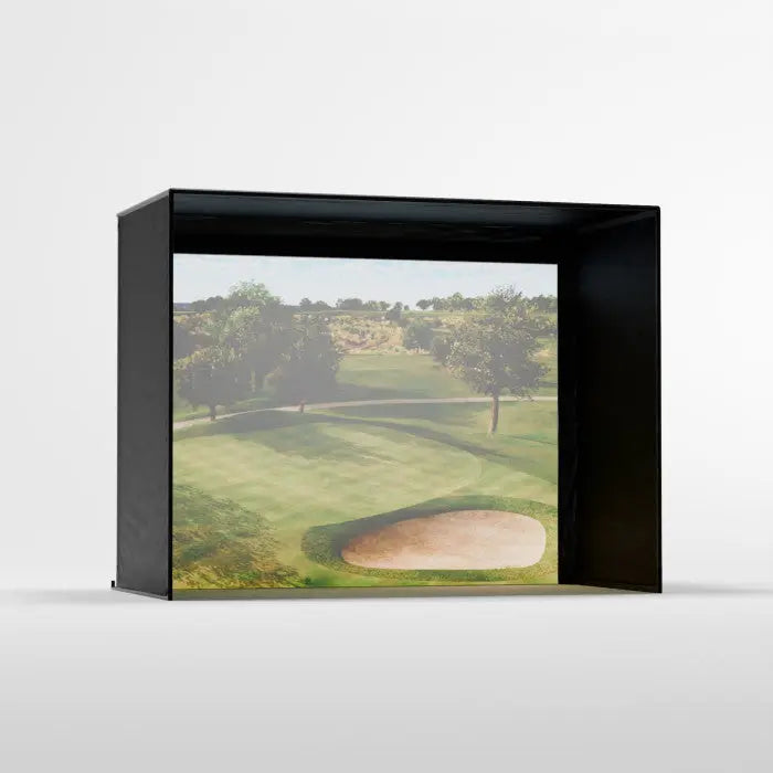 Carl's Place DIY Golf Simulator Enclosure Kit with Preferred Impact Screen 8x10.5 | Model: gekc2-pd-8x10-5x5