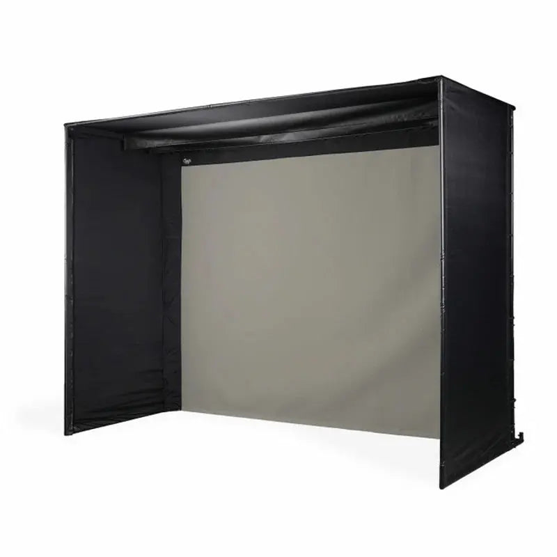 Carl's Place PRO Golf Simulator Enclosure Kit with High-Contrast Gray Impact Screen 8'H × 10.5'W × 8'D | Model: pgec2-gp-8x10-5x8 | AQVINA