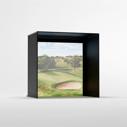 Carl's Place DIY Golf Simulator Enclosure Kit with Preferred Impact Screen 8x8 | Model: gekc2-pd-8x8x5