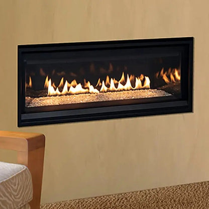 Superior Gas Fireplace DRL3555 55-Inch Linear Electronic Ignition Remote Crushed Glass Media