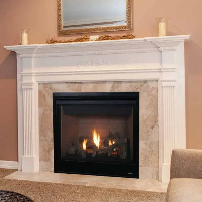Superior Gas Fireplaces 40-Inch DRT3040 Traditional Direct Vent Aged Oak Logs DRT3040