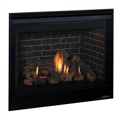 Superior Gas Fireplace 35-Inch DRT3535 Traditional Electronic Ignition Remote Charred Oak LV74