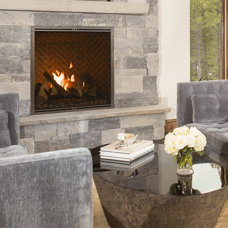 Majestic Marquis II 36" Direct Vent Gas Fireplace | 44,000 BTU | IntelliFire Touch | MARQ36IN-B