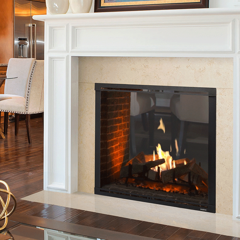 Majestic Marquis II 42" Direct Vent Gas Fireplace | 54,500 BTU | IntelliFire Touch | MARQ42STIN