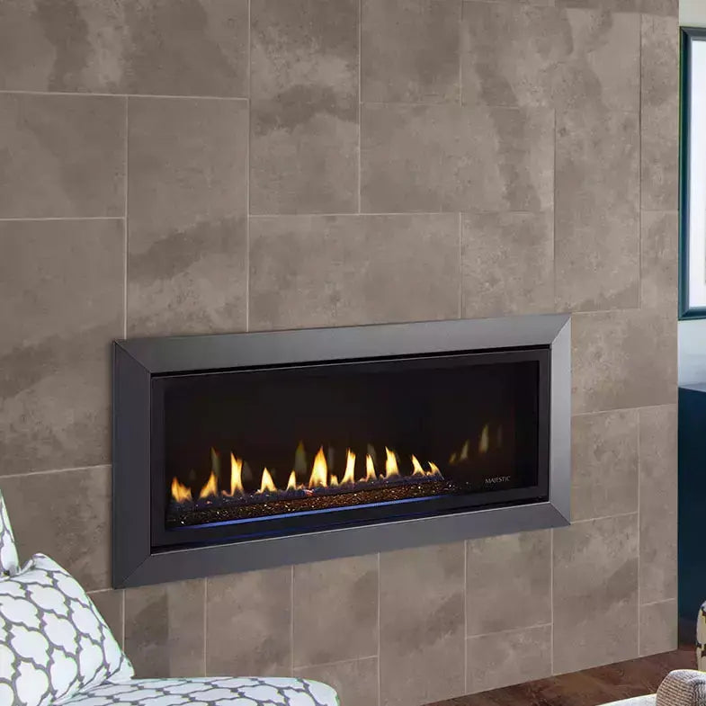 Majestic Jade 32" Direct Vent Linear Gas Fireplace | 19,000 BTU | IntelliFire Touch | JADE32IN-B