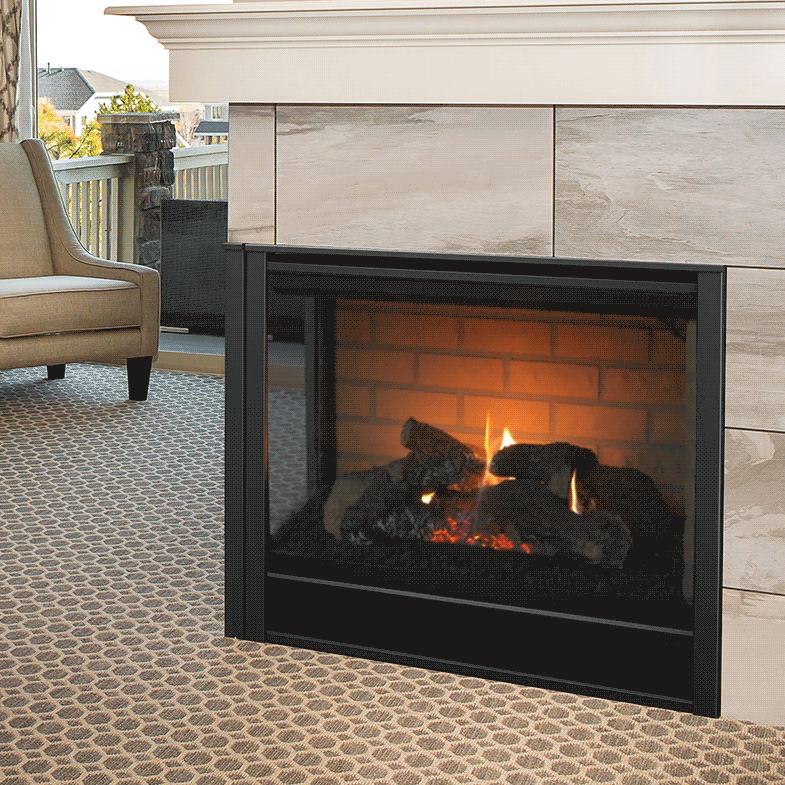 Majestic Corner 36" Direct Vent Gas Fireplace | 38,000 BTU | IntelliFire Touch | L/RCOR-DV36IN