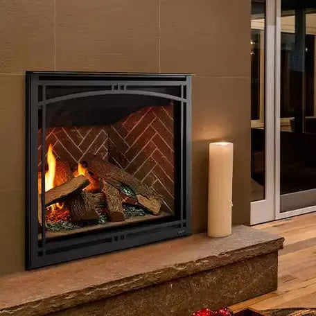 Majestic Meridian Platinum 36" Direct Vent Gas Fireplace | 40,000 BTU | IntelliFire Touch | MER36PN