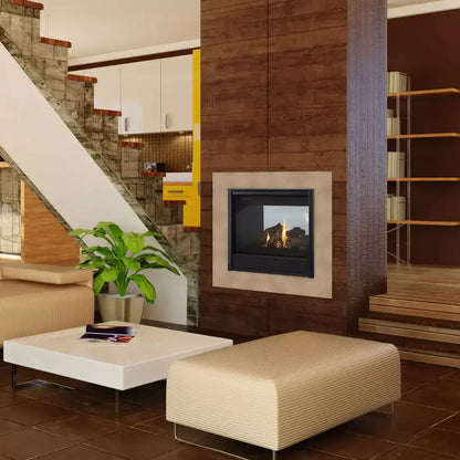 Majestic See-Through 36" Direct Vent Gas Fireplace | 38,000 BTU | IntelliFire Touch | ST-DV36IN