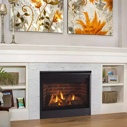 Majestic Quartz 36" Direct Vent Gas Fireplace | 24,000 BTU | IntelliFire Touch | QUARTZ36IFTN