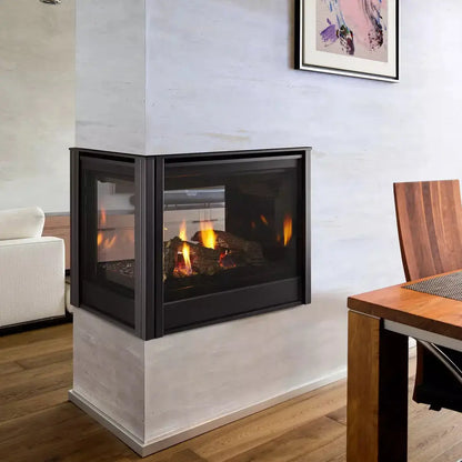 Majestic Pier 36 Peninsula Direct Vent Gas Fireplace | 38,000 BTU | IntelliFire Touch | PIER-DV36IN