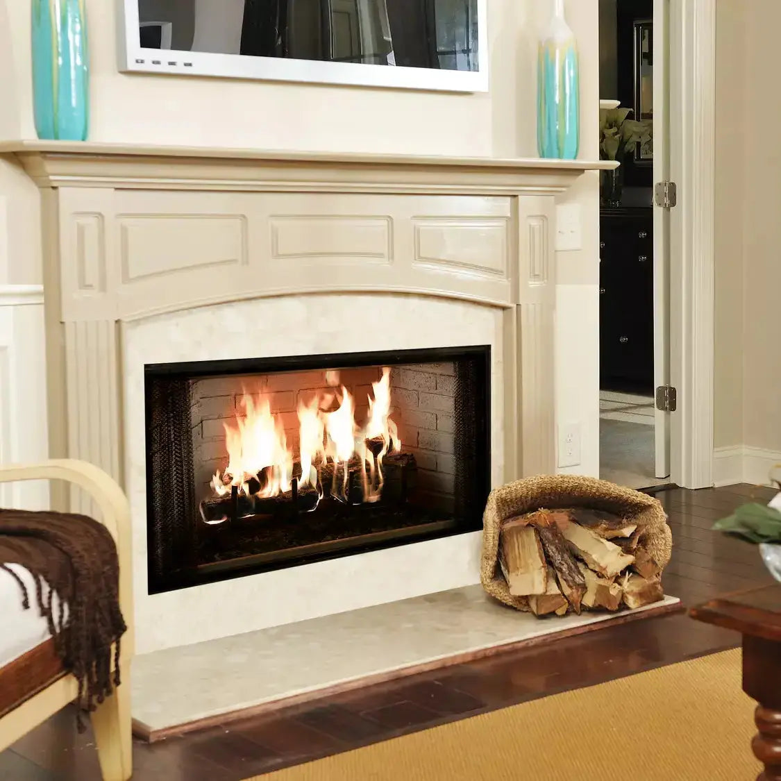 Majestic Royalton 36" Wood Burning Fireplace | Traditional Radiant Design | BE36