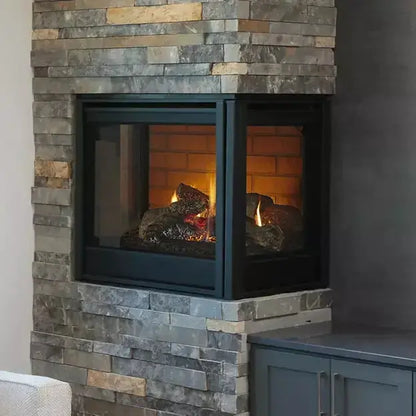 Majestic Corner 36" Direct Vent Gas Fireplace | 38,000 BTU | IntelliFire Touch | L/RCOR-DV36IN