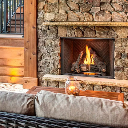 Majestic Courtyard 42" Outdoor Gas Fireplace | 55,000 BTU | IntelliFire Ignition | ODCOUG-42NR