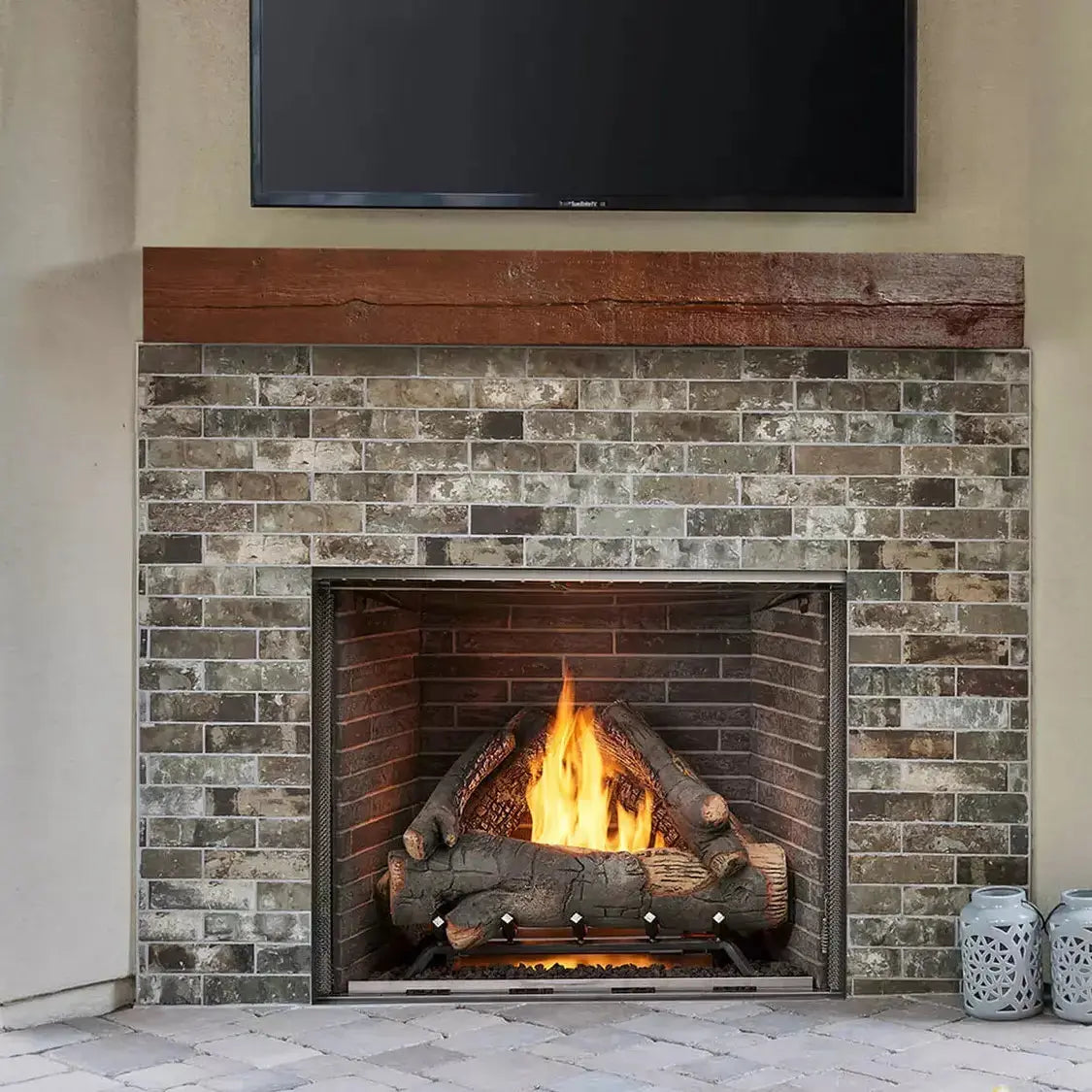 Majestic Courtyard 36" Outdoor Gas Fireplace | 55,000 BTU | IntelliFire Ignition | ODCOUG-36NR