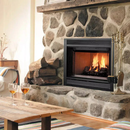 Majestic Sovereign 36" Heat Circulating Wood Burning Fireplace | Radiant Heat Design | SA36C